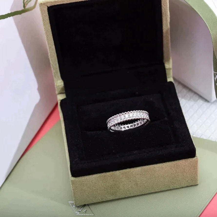 [Mystic Crown]PERLEE DIAMOND SILVER RING
