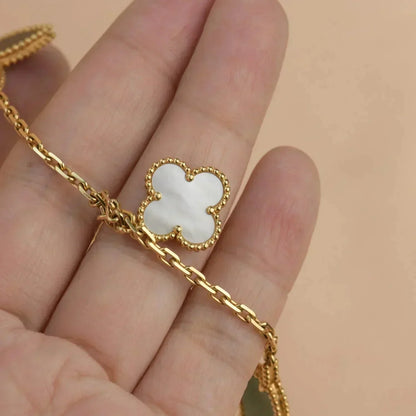 [Mystic Crown]LUCKY SPRING 5 MOTIF GOLD BRACELET