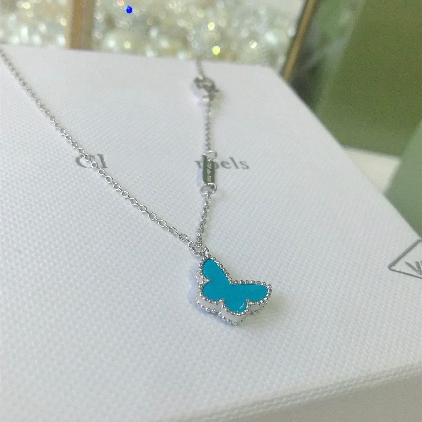 [Mystic Crown]BUTTERFLY TURQUOISE BUTTERFLY BRACELET SILVER