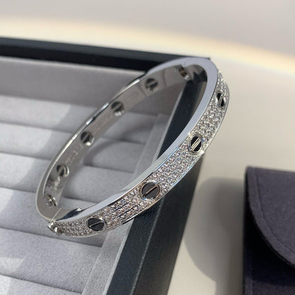 [Mystic Crown]LOVE BRACELET 6.1MM DIAMOND-PAVED CERAMIC