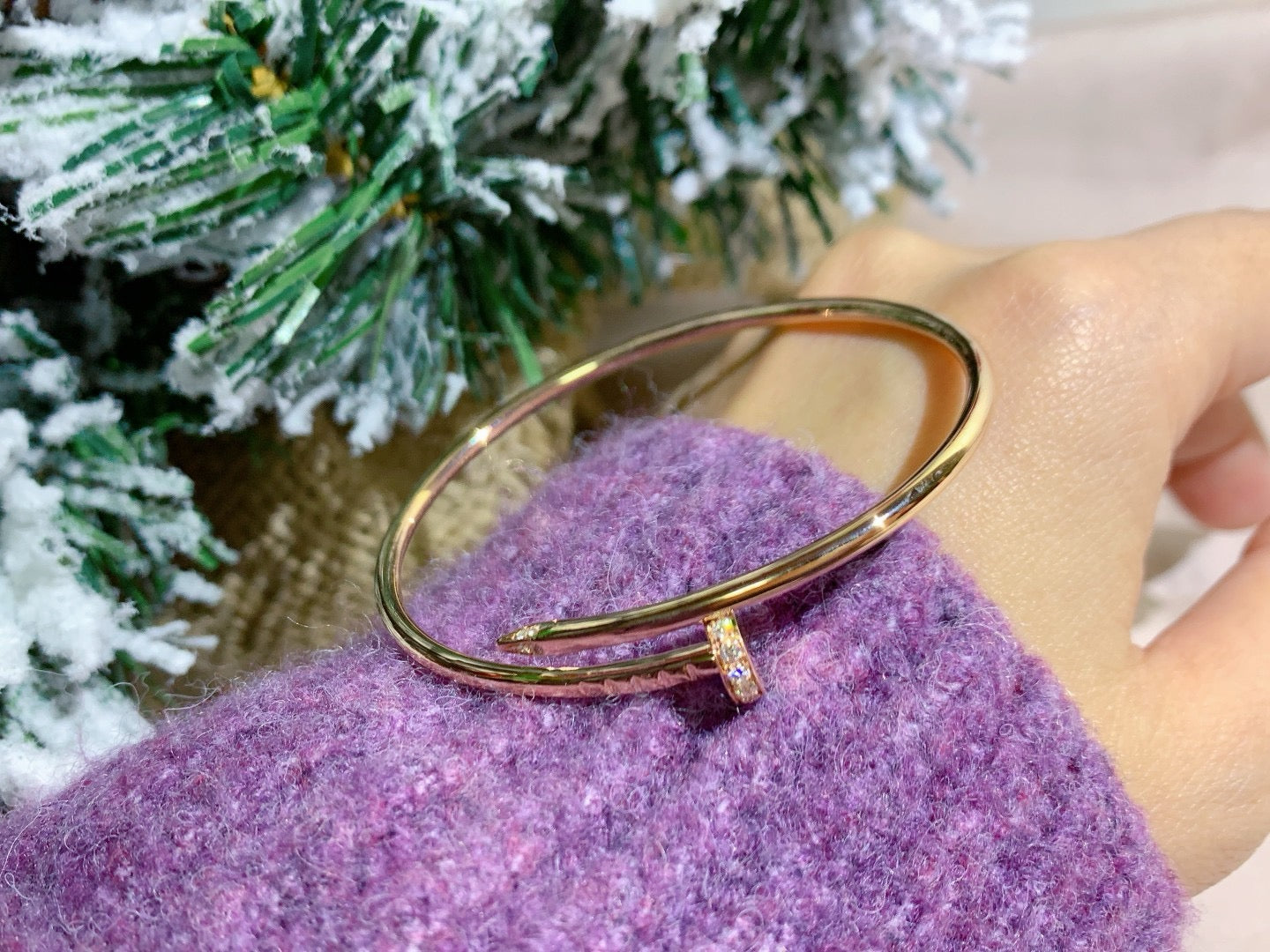 [Mystic Crown]JUSTE BRACELET 2.5MM DIAMONDS
