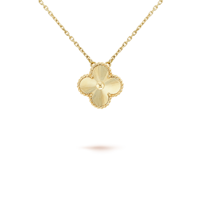 [Mystic Crown]CLOVER 15MM LASER NECKLACE