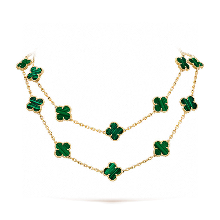 [Mystic Crown]CLOVER 20 MOTIFS MALACHITE GOLD