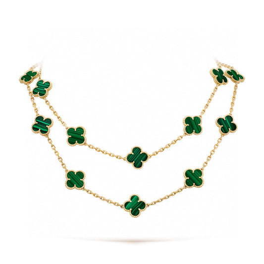 [Mystic Crown]CLOVER 20 MOTIFS MALACHITE GOLD