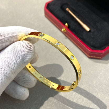 [Mystic Crown]LOVE BRACELET 6.1MM 10 DIAMONDS