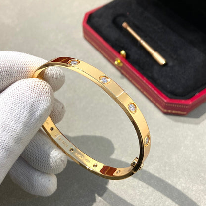[Mystic Crown]LOVE BRACELET 6.1MM 10 DIAMONDS