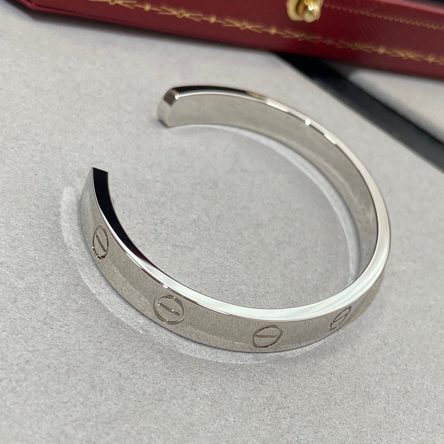 [Mystic Crown]LOVE BRACELET 6.1MM 1 DIAMOND OPEN CUFF
