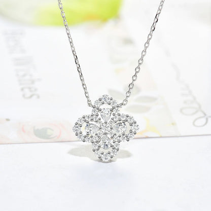 [Mystic Crown]LOOP NECKLACE FULL MOTIF DIAMOND 16MM MULTIPLE COLORS