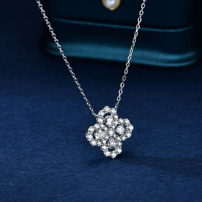 [Mystic Crown]LOOP NECKLACE FULL MOTIF DIAMOND 16MM MULTIPLE COLORS