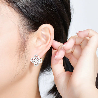 [Mystic Crown]LOOP EARRINGS FULL MOTIF DIAMOND 16MM