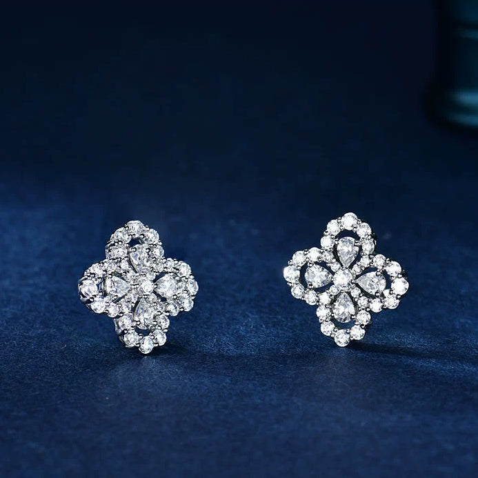 [Mystic Crown]LOOP EARRINGS FULL MOTIF DIAMOND 16MM