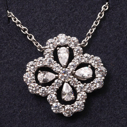 [Mystic Crown]LOOP NECKLACE FULL MOTIF DIAMOND 16MM MULTIPLE COLORS