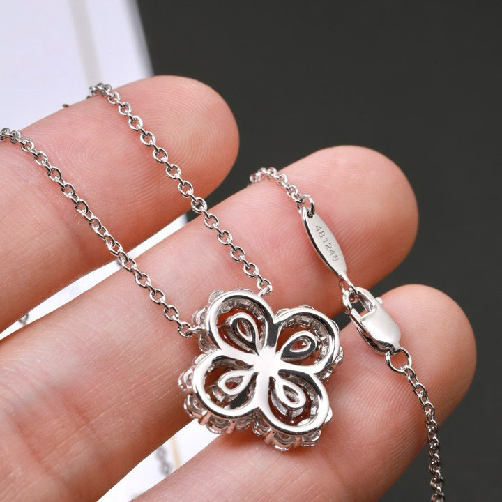 [Mystic Crown]LOOP NECKLACE FULL MOTIF DIAMOND 16MM MULTIPLE COLORS
