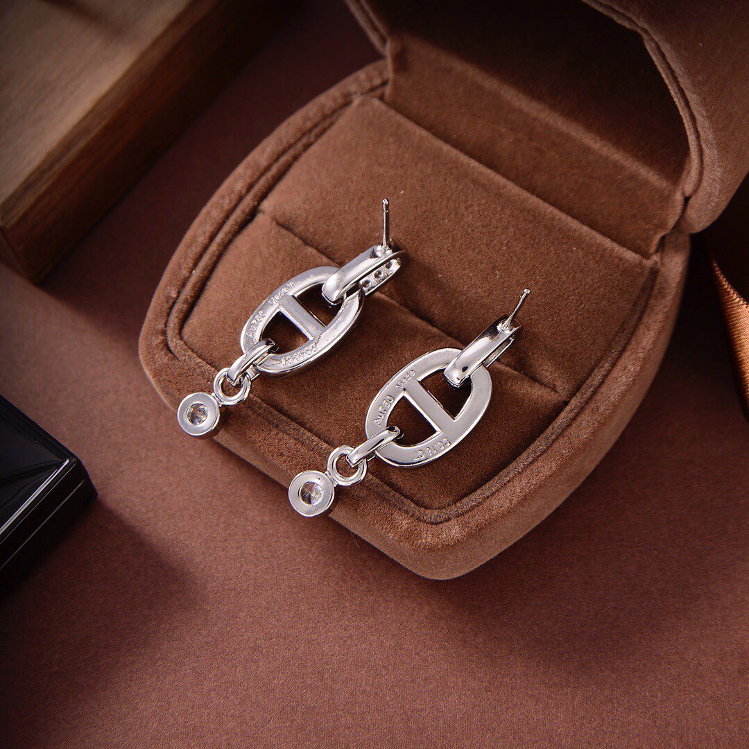 [Mystic Crown]HM CHAINE DIAMOND EARRINGS