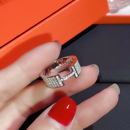 [Mystic Crown]H RING FULL DIAMOND