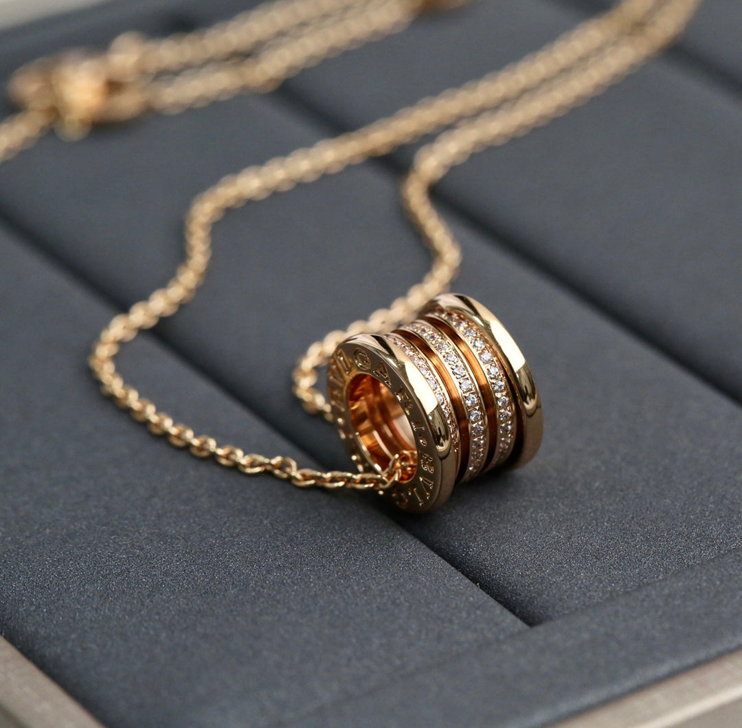[Mystic Crown]ZERO 1 PINK GOLD DIAMOND NECKLACE