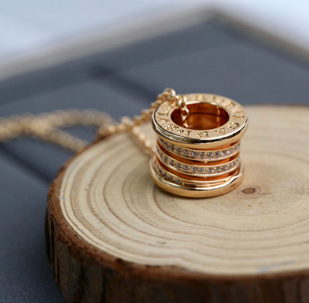 [Mystic Crown]ZERO 1 PINK GOLD DIAMOND NECKLACE
