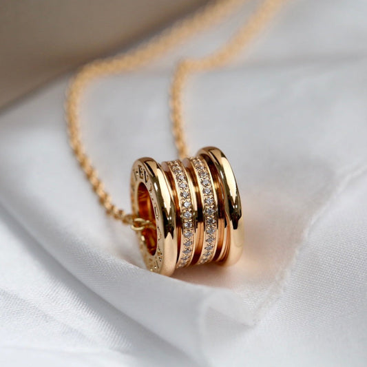 [Mystic Crown]ZERO 1 PINK GOLD DIAMOND NECKLACE