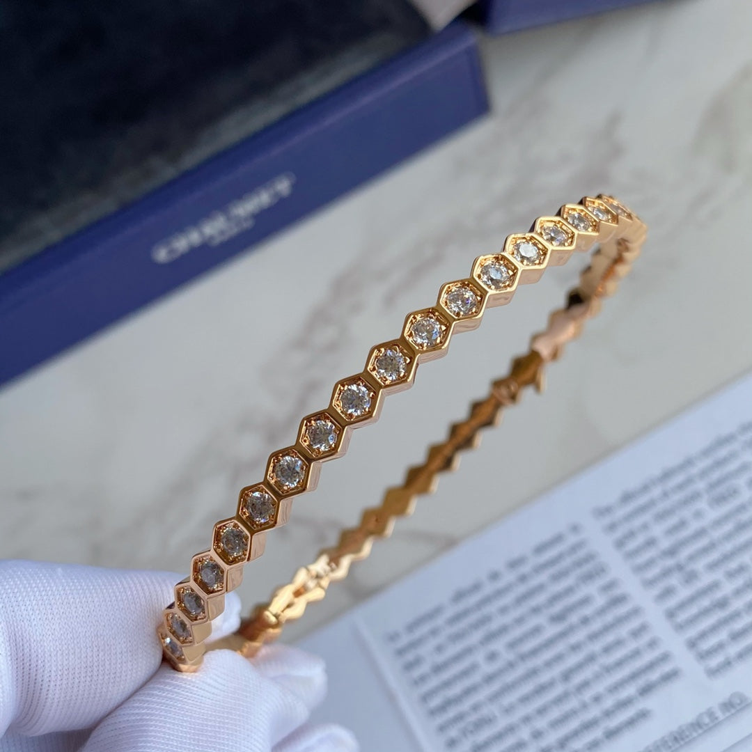 [Mystic Crown]BEE LOVE GOLD BRACELET FULL DIAMOND