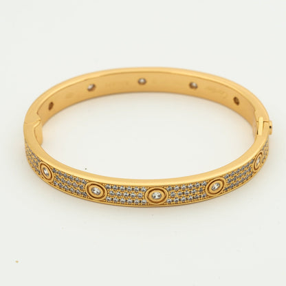 [Mystic Crown]LOVE BRACELET 6.1MM DIAMOND-PAVED 10 BIG DIAMONDS