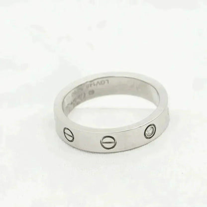[Mystic Crown]LOVE RING 4MM 1 DIAMOND SILVER