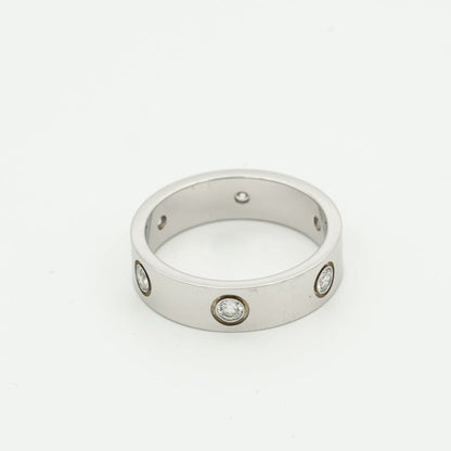 [Mystic Crown]LOVE RING 5.5MM 6 DIAMONDS SILVER
