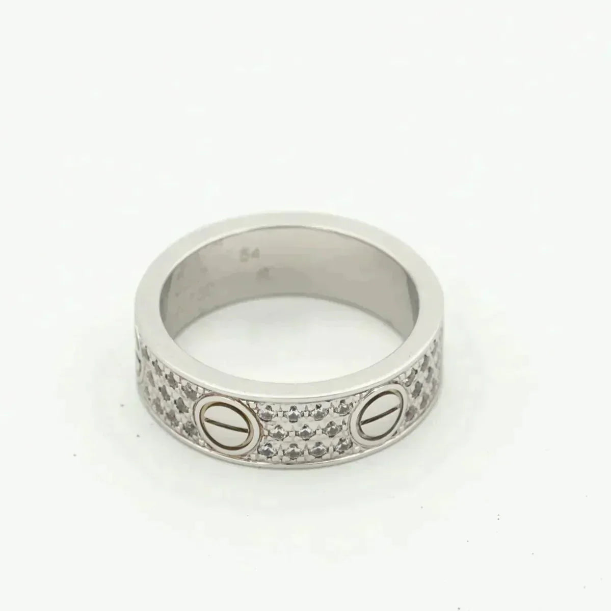 [Mystic Crown]LOVE RING 5.5MM DIAMONDS PAVED