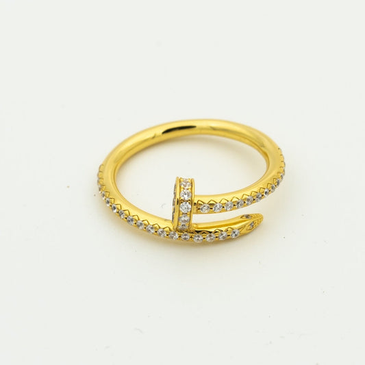[Mystic Crown]JUSTE RING 1.8MM GOLD DIAMONDS
