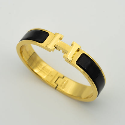 [Mystic Crown]H BLACK BRACELET