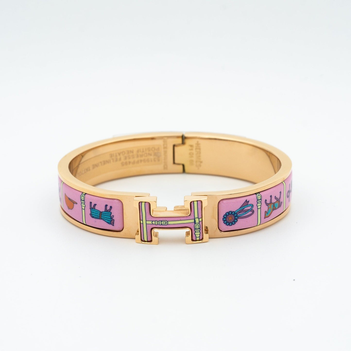 [Mystic Crown]H PINK GOLD BRACELET PINK CERAMIC