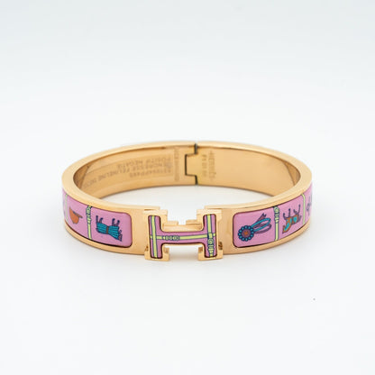 [Mystic Crown]H PINK GOLD BRACELET PINK CERAMIC