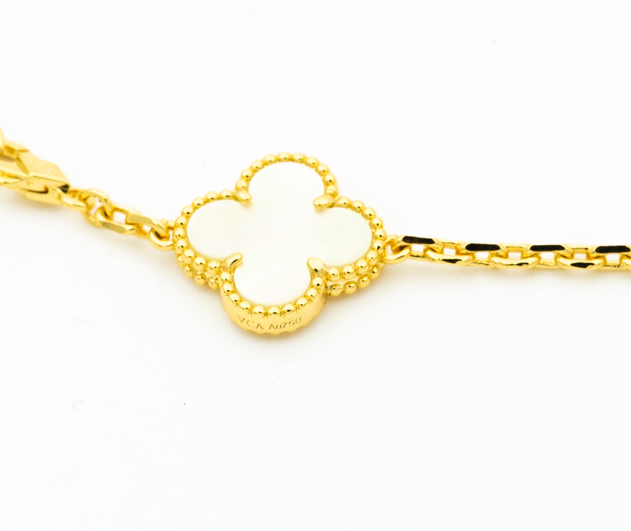 [Mystic Crown]CLOVER BRACELET 5 MOTIFS ONYX MOP
