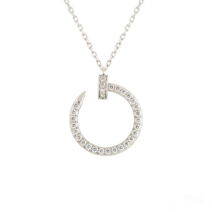 [Mystic Crown]JUSTE NECKLACE SILVER DIAMONDS