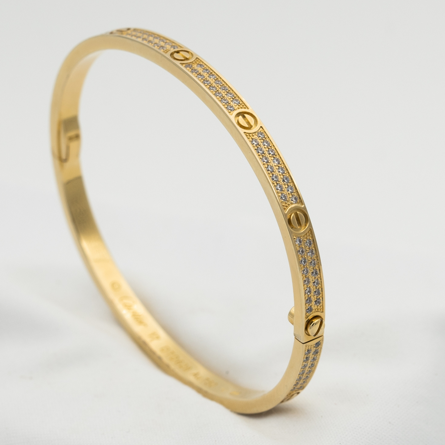 [Mystic Crown]LOVE BRACELET 3.65MM DIAMOND-PAVED