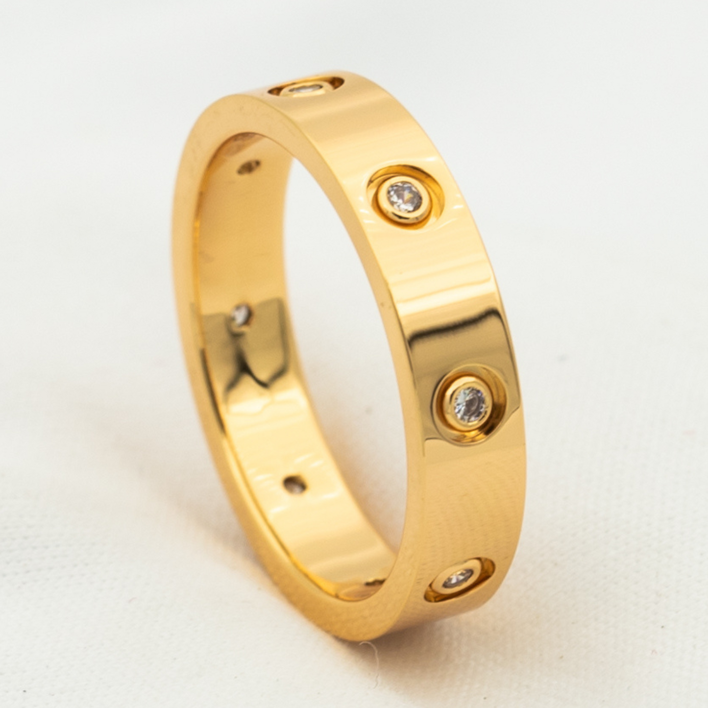 [Mystic Crown]LOVE RING 3.6MM 8 DIAMONDS