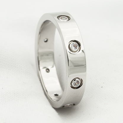 [Mystic Crown]LOVE RING 3.6MM 8 DIAMONDS