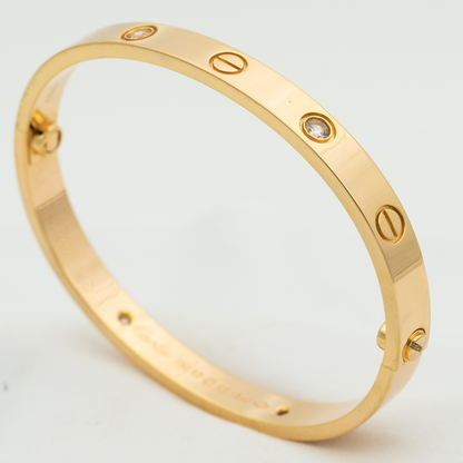 [Mystic Crown]LOVE BRACELET 6.1MM 4 DIAMONDS