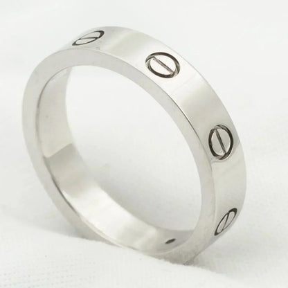 [Mystic Crown]LOVE RING 4MM 1 DIAMOND SILVER