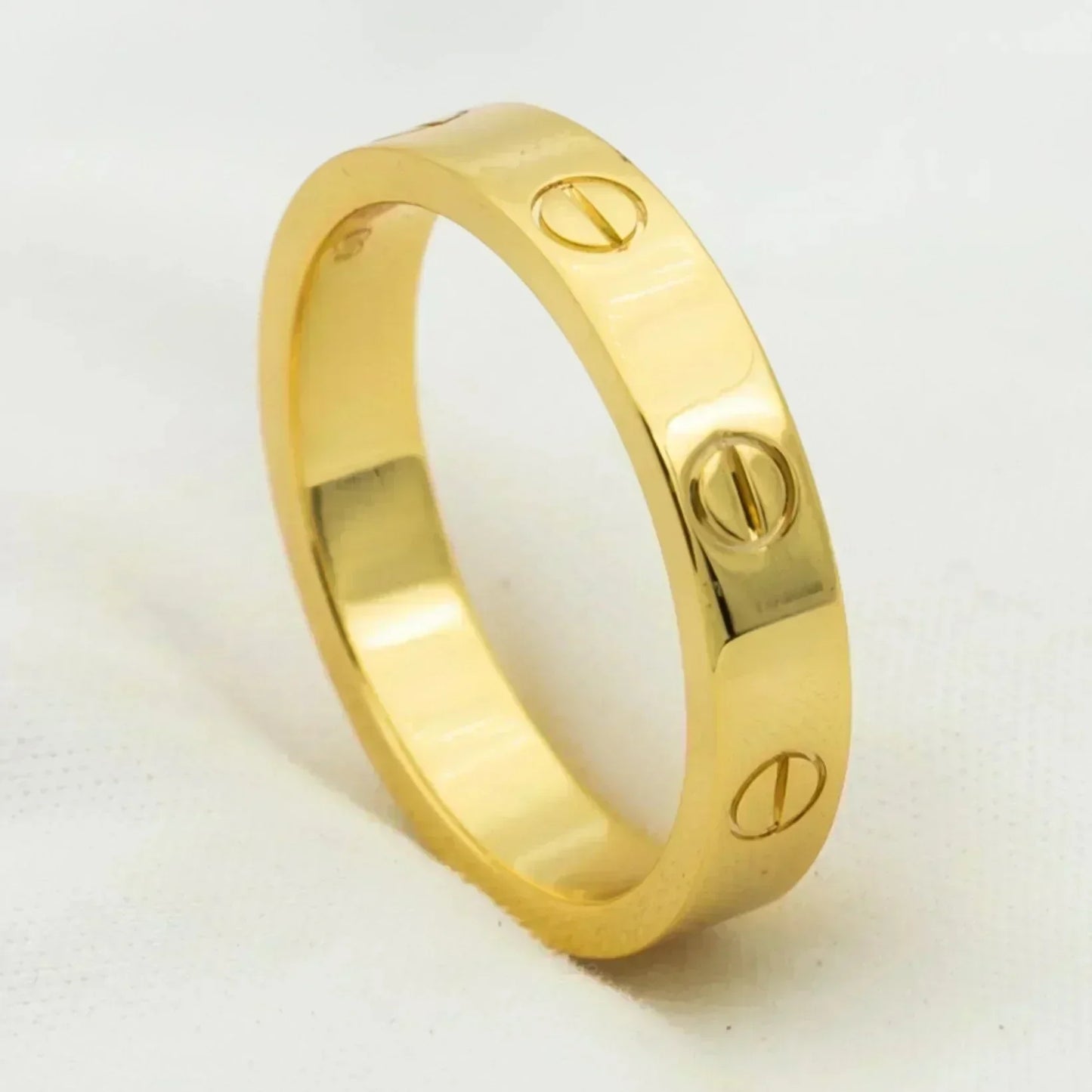 [Mystic Crown]LOVE RING 4MM 1 DIAMOND GOLD