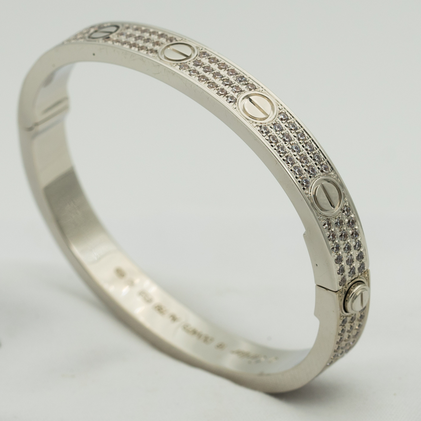 [Mystic Crown]LOVE BRACELET 6.1MM DIAMOND-PAVED