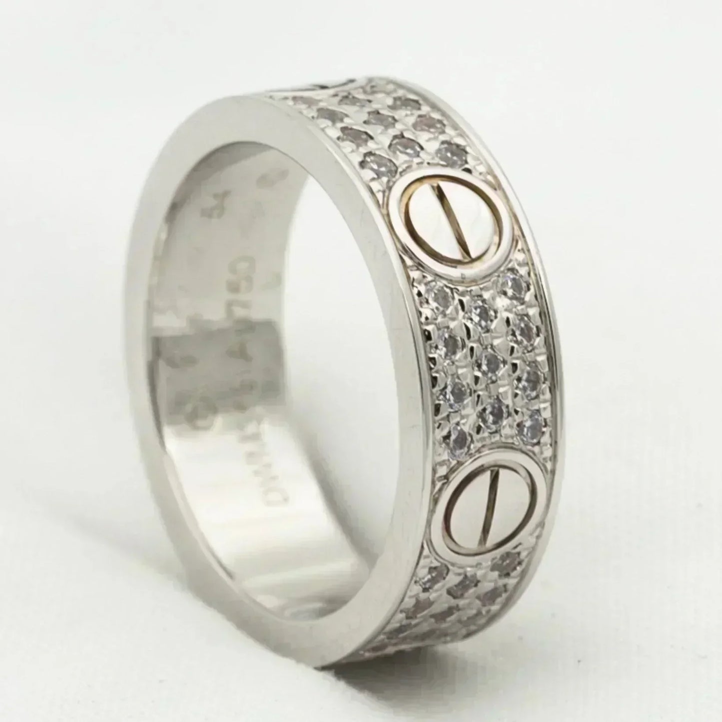 [Mystic Crown]LOVE RING 5.5MM DIAMONDS PAVED