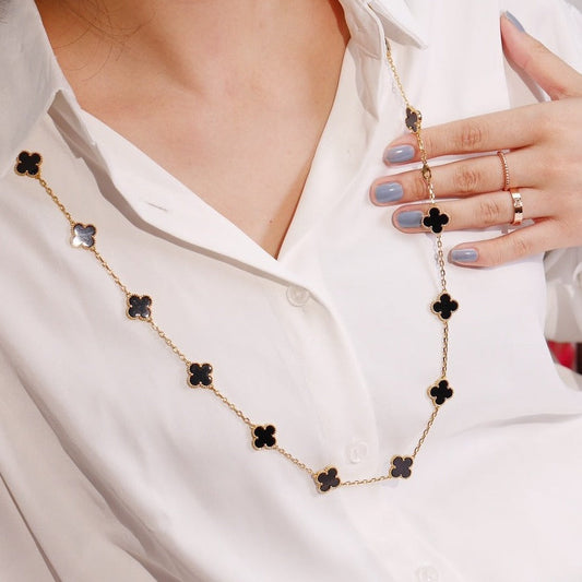 [Mystic Crown]CLOVER 20 MOTIFS ONYX ROSE GOLD