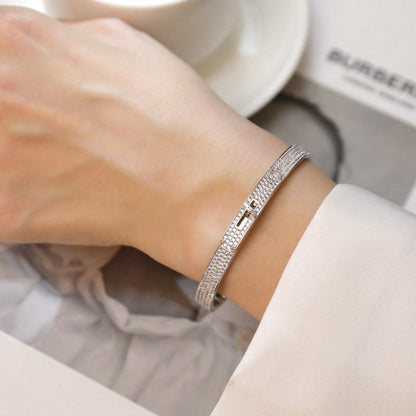 [Mystic Crown]KELLY BRACELET DIAMOND PAVED