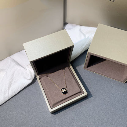 [Mystic Crown]JEUX DE PINK GOLD DIAMOND NECKLACE