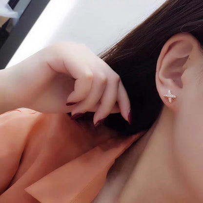 [Mystic Crown]JEUX DE GOLD DIAMOND EARRINGS