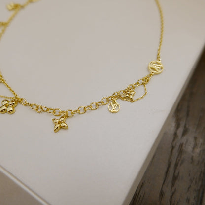 [Mystic Crown]BLOOMING SUPPLE NECKLACE BRASS