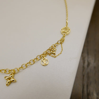 [Mystic Crown]BLOOMING SUPPLE NECKLACE BRASS