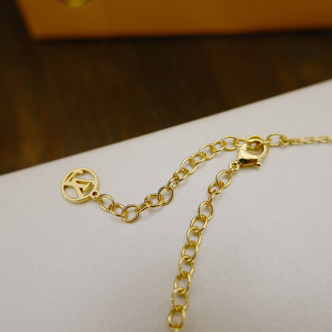 [Mystic Crown]BLOOMING SUPPLE NECKLACE BRASS