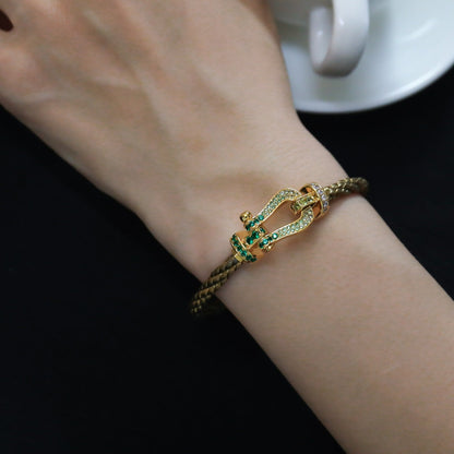 [Mystic Crown]FORCE 10 GOLD GREEN DIAMOND PAVED