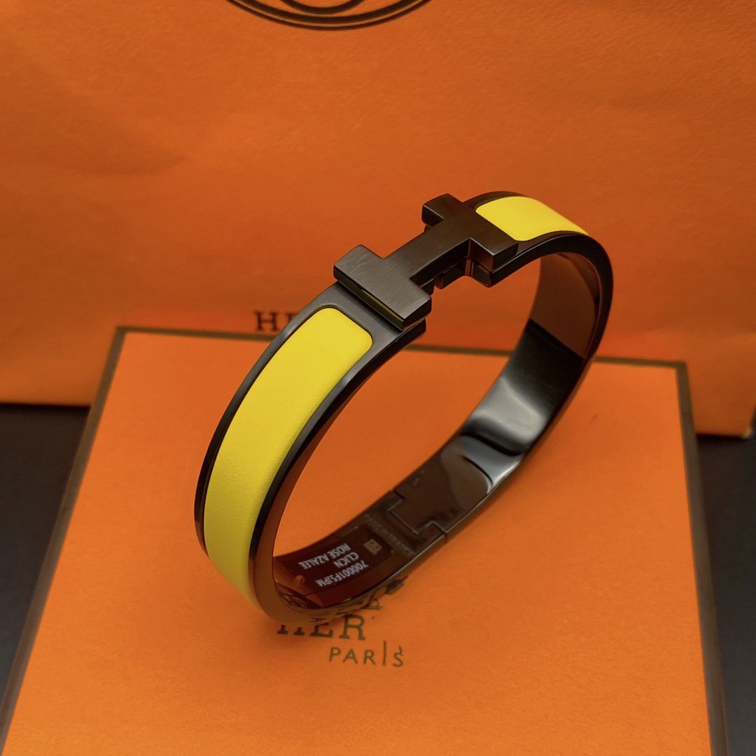 [Mystic Crown]CLIC HM SO BLACK YELLOW BRACELET